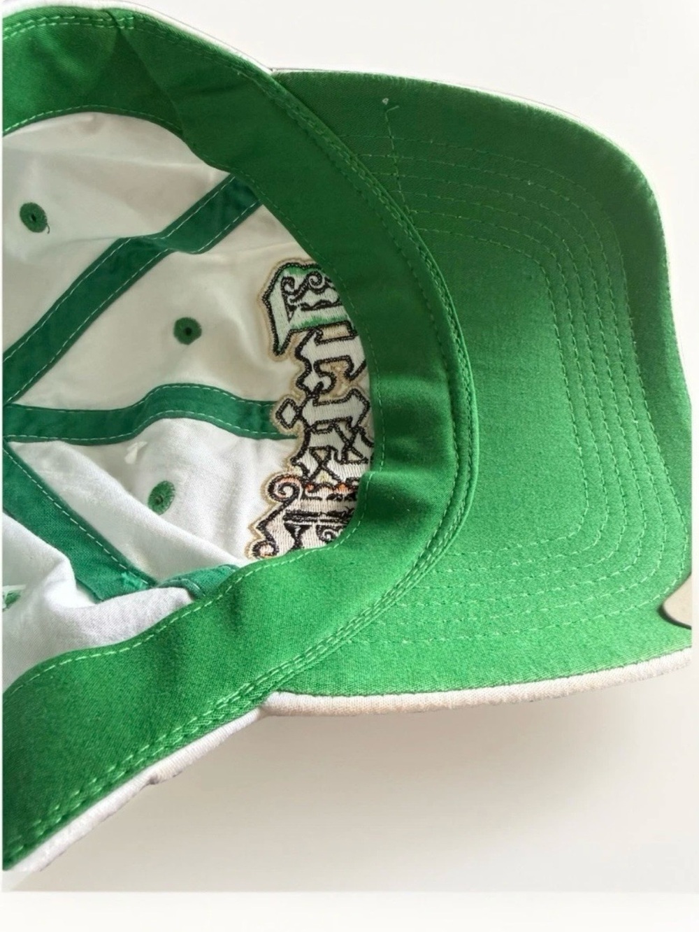 Pacific Headwear Unisex Irish Baseball Cap White Green Orange St. Patrick’s Day - Picture 6 of 8